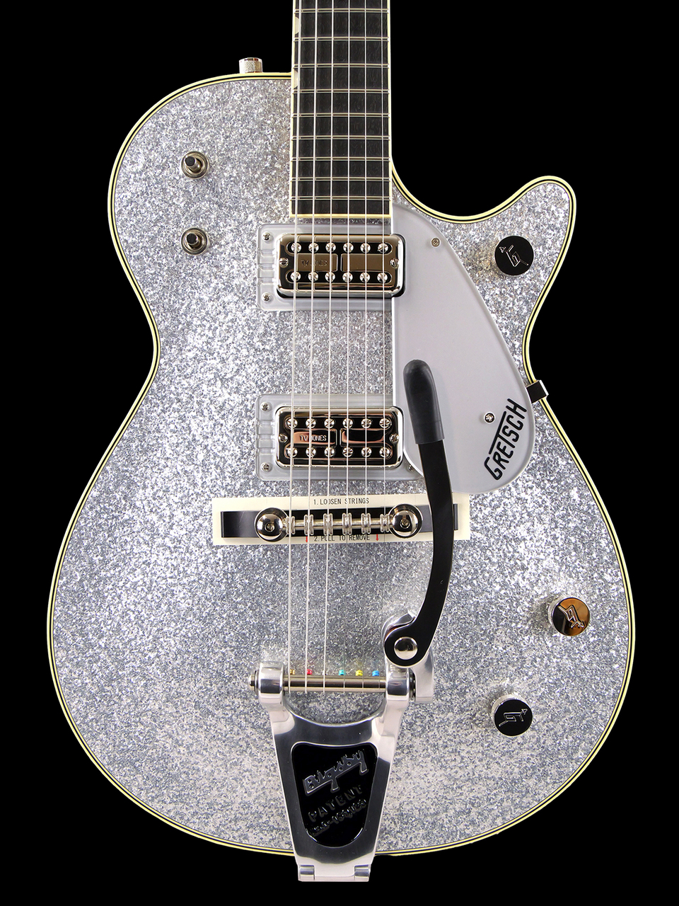 Gretsch G6129T-59 Vintage Select '59 Silver Jet with Bigsby