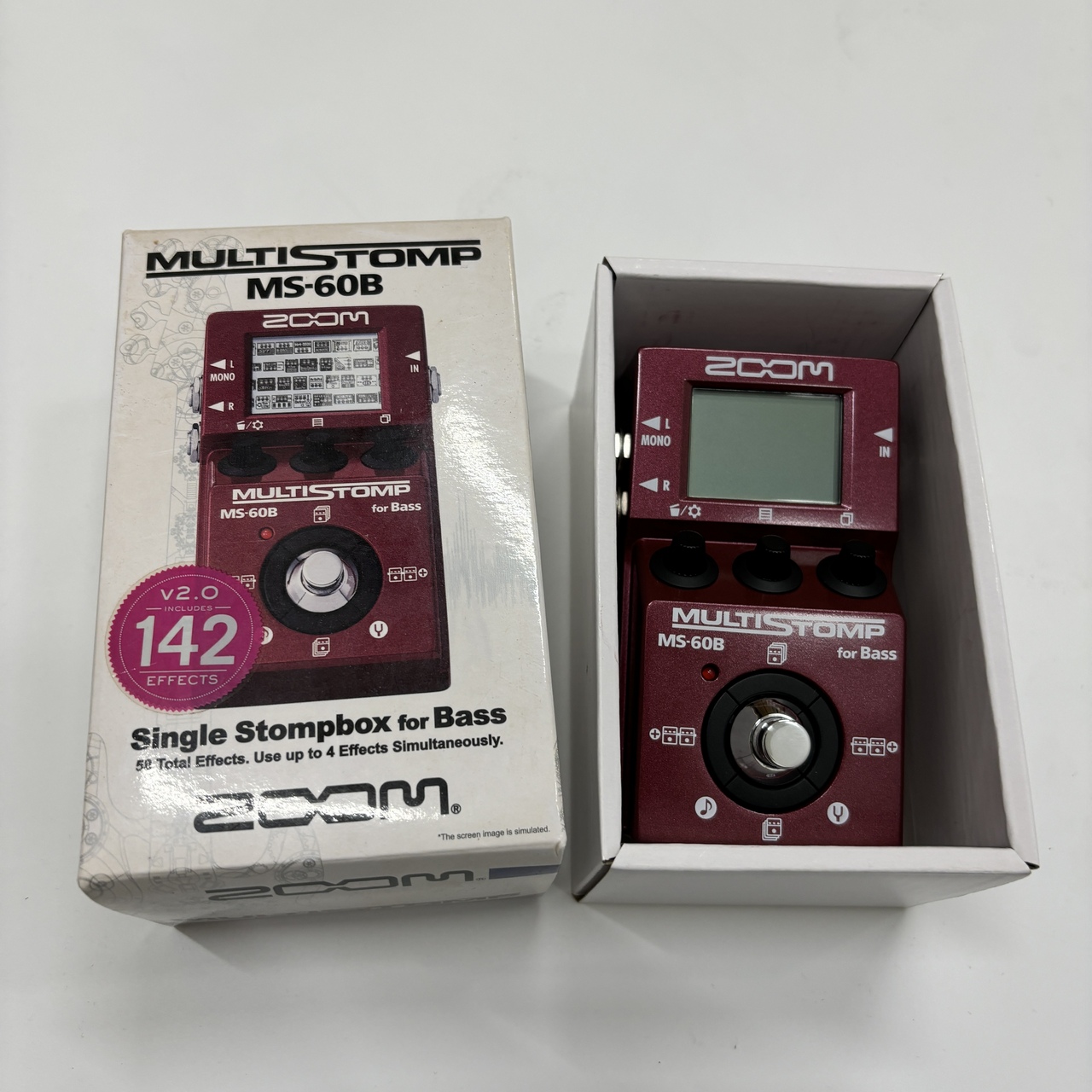 ZOOM 【中古】ZOOM / MS-60B MultiStomp for Bass（中古）【楽器検索