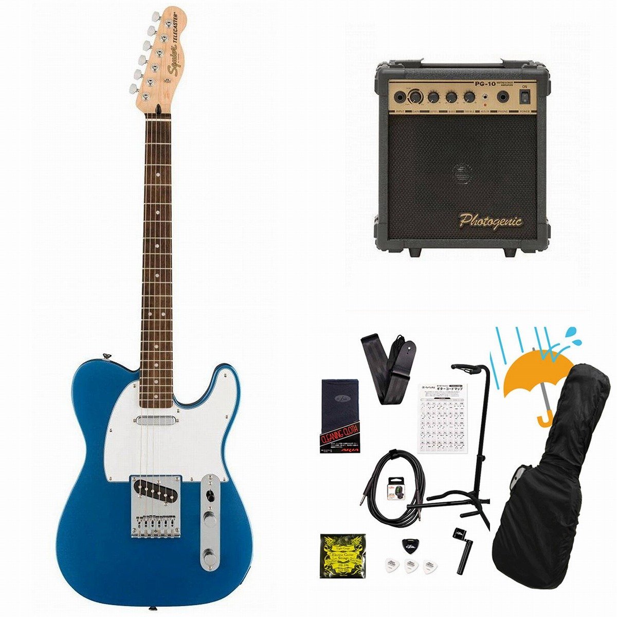 Squier by Fender Affinity Telecaster Laurel/FWH PG Lake Placid