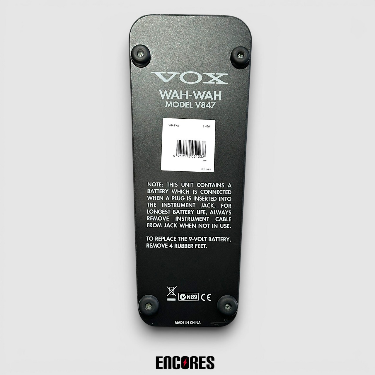 B3①【未使用品】 VOX ワウペダル V847 ギターエフェクター VOX VOX v847 ワウペダル（中古）【楽器検索デジマート】