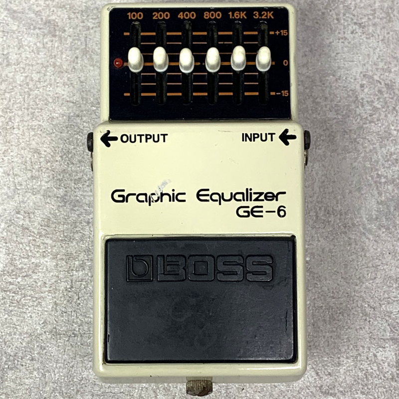 【超美品】BOSS GE-6 Graphic Equalizer ビンテージ