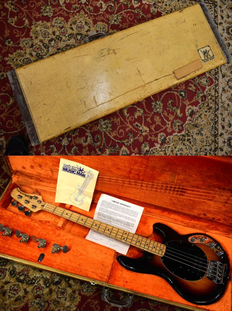 ゆう　Music Man StingRay Bass ヴィンテージ美品 MUSIC MAN Sting Ray Modified 80's-3tone Sunburst-【4.67kg】【80