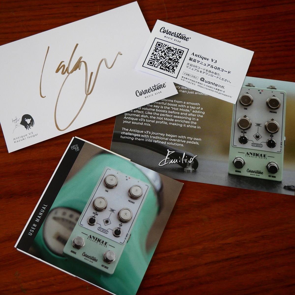 Cornerstone Antique V3 Kazuki Isogai 【50台限定生産モデル】 （新品