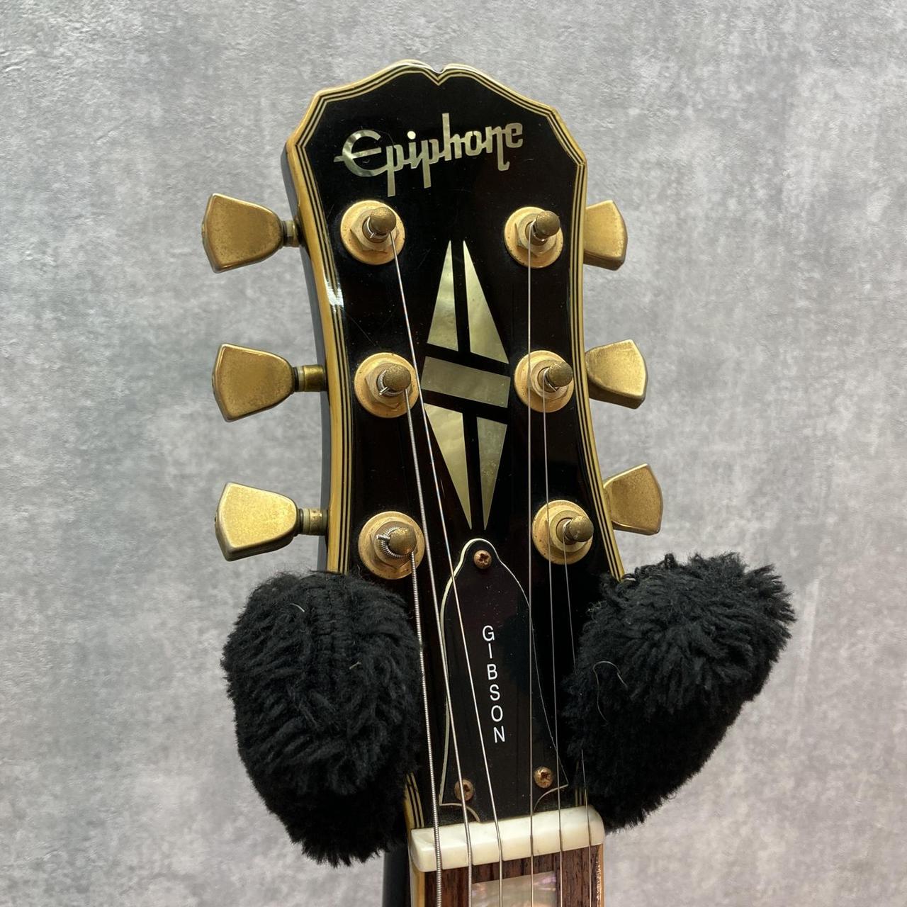 【メンテ済み】Epiphone Les Paul Custom  ケース付き メンテ済み】Epiphone Les Paul Custom ケース付き