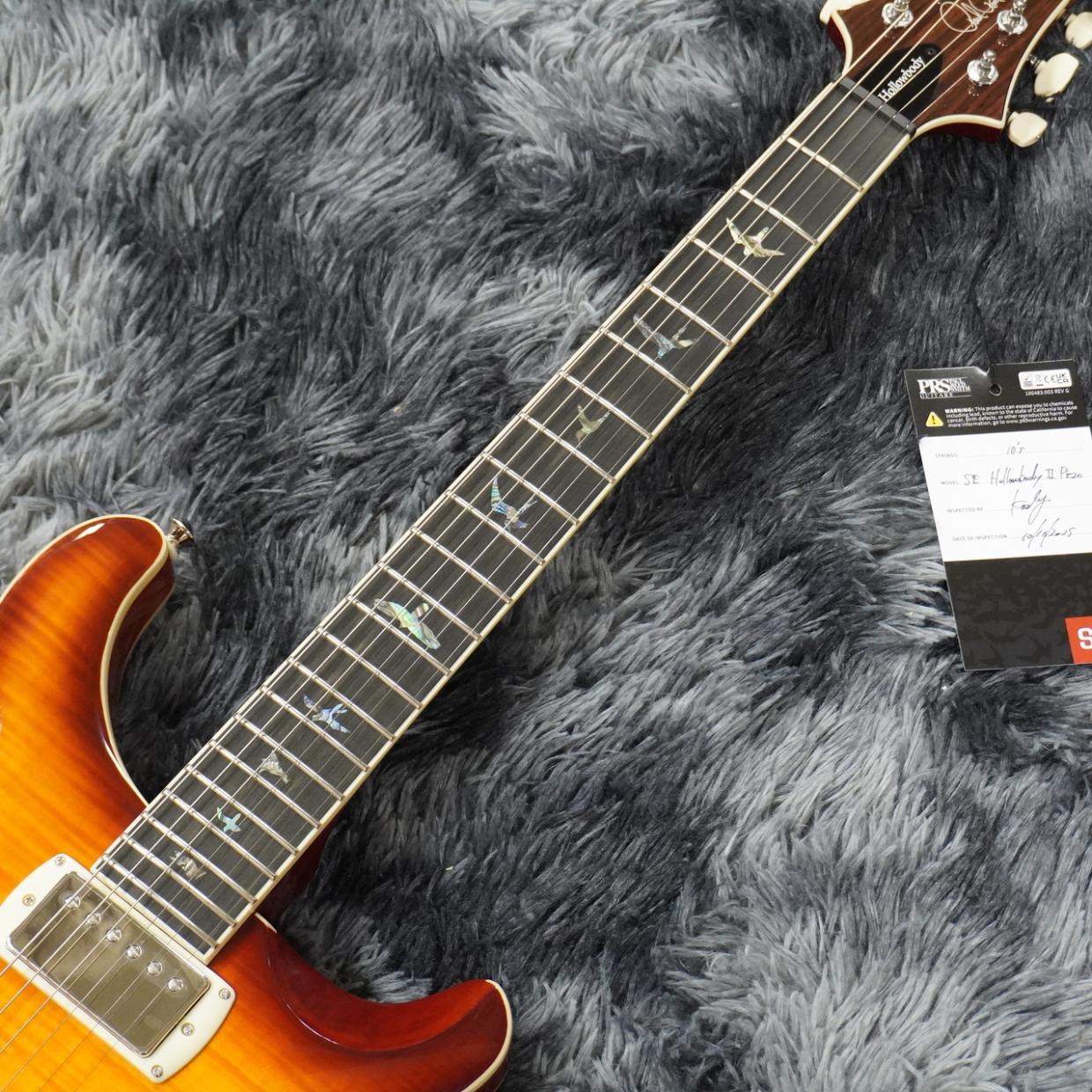 Paul Reed Smith(PRS) SE Hollowbody II Piezo Vintage Sunburst（新品
