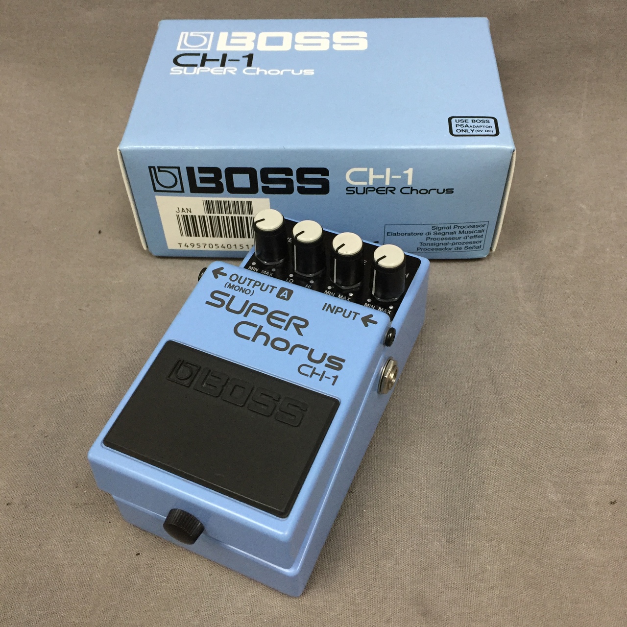 BOSS CH-1 Super Chorus ピンク ラベル アナログ期 旧箱（中古）【楽器 