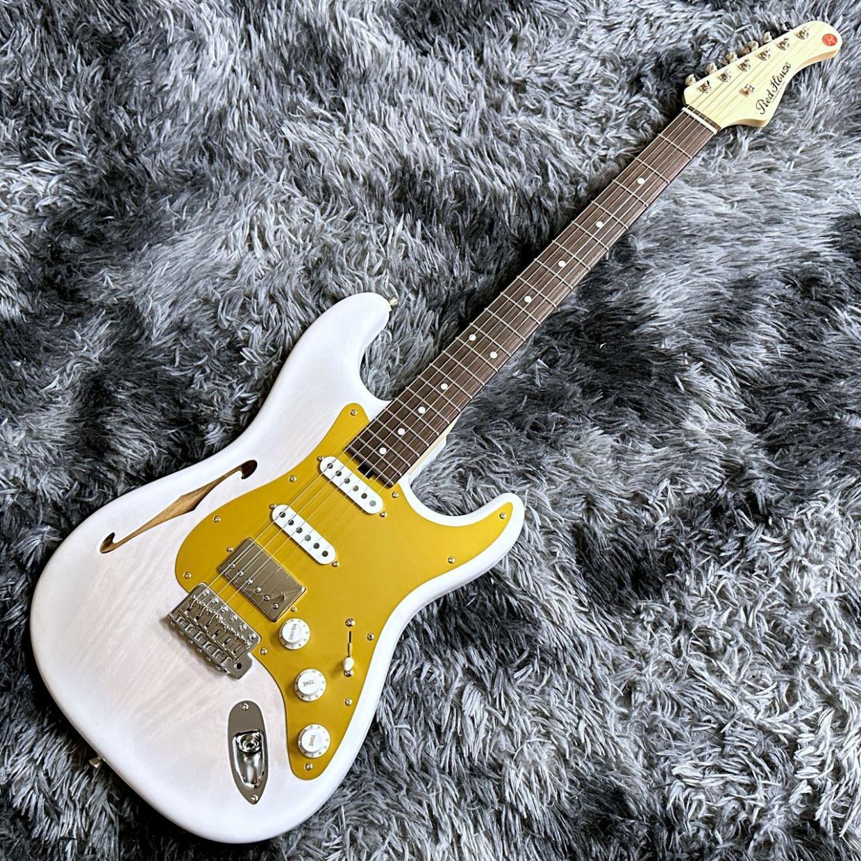 Red House General S/SSH Hollow Trans White Burst（新品/送料無料