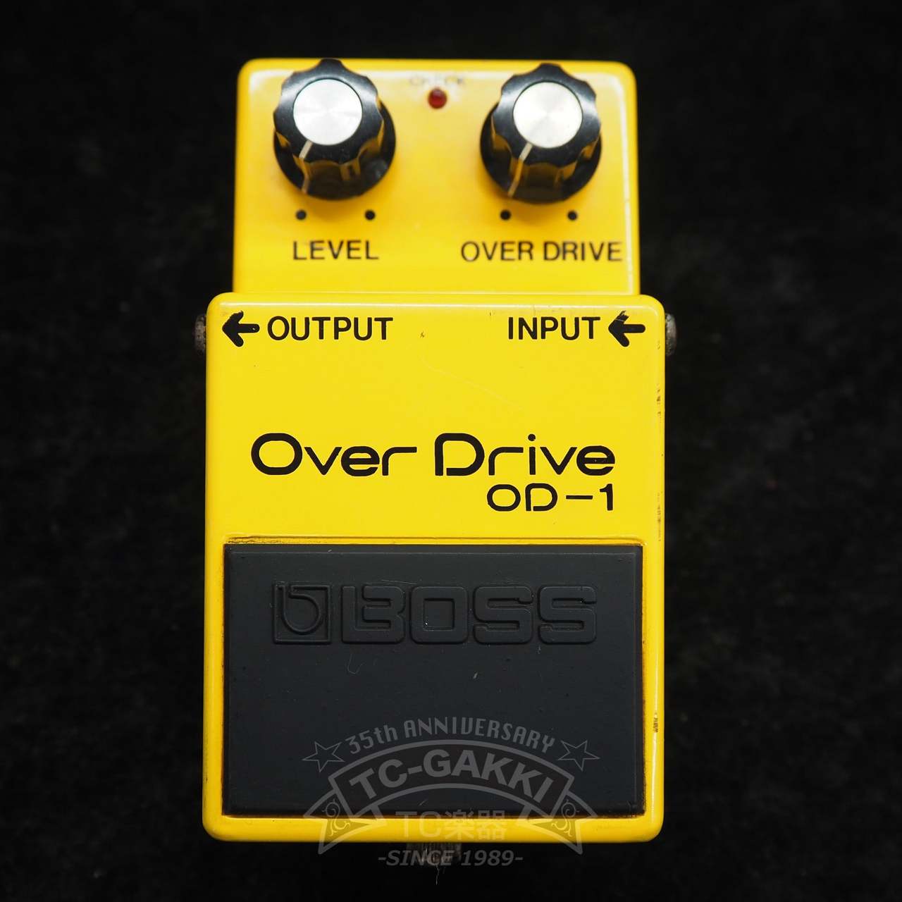 BOSS OD-1 ＮＥＣ クワッドオペアンプ μPC4741C　スケルトン BOSS OD-1 Over Drive (Silver Screw/JAPAN/NECμPC4741C