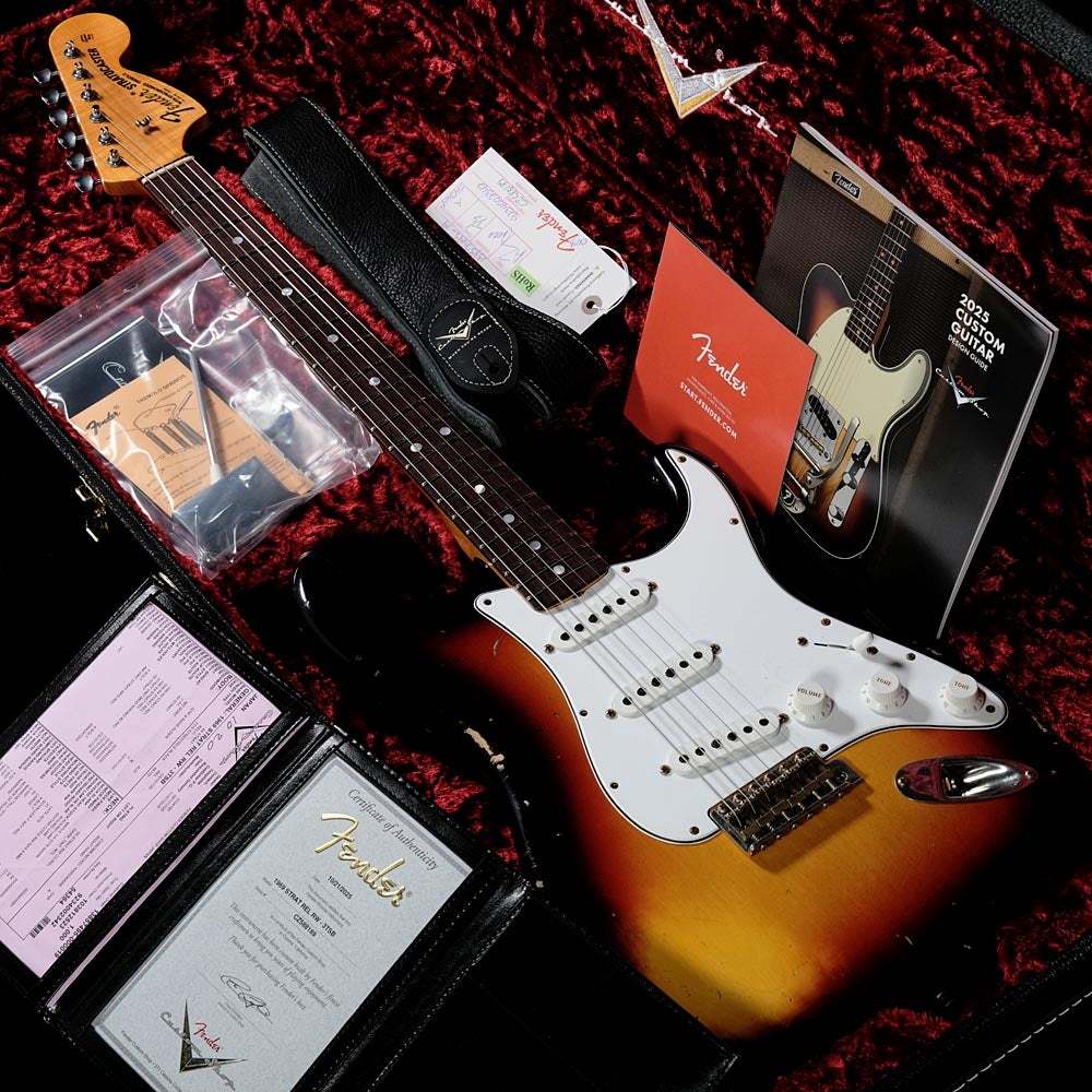 Fender Custom Shop Custom Built 1969 Stratocaster Relic 3 Color