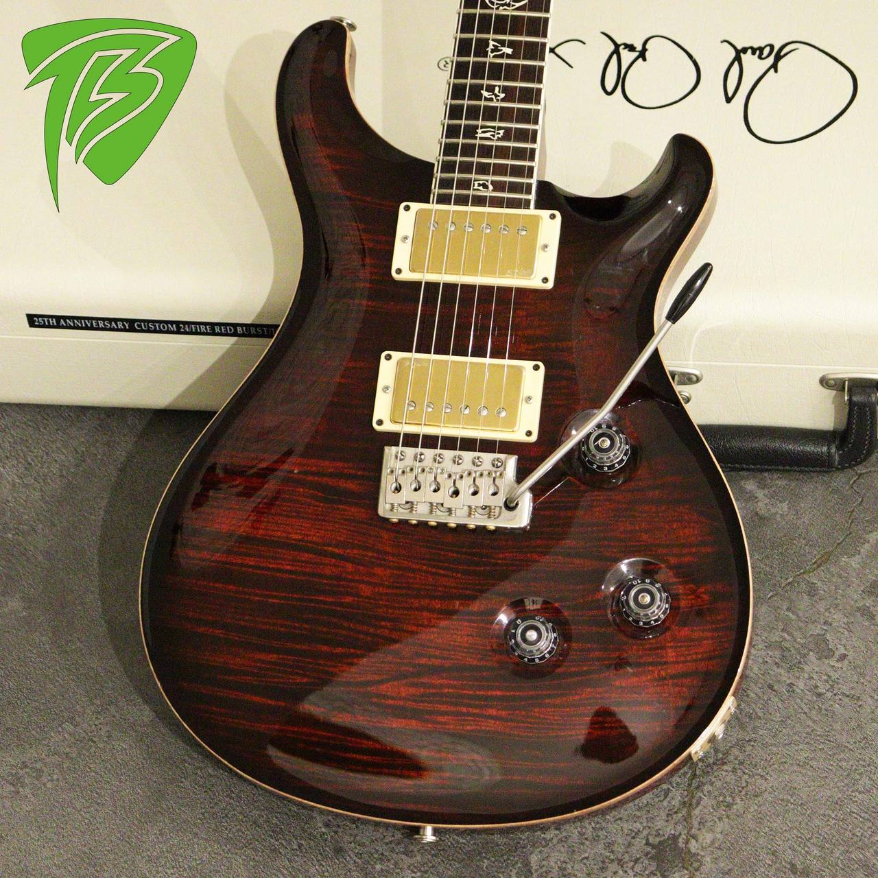 PRS Custom 24 10Top 2010年製 Paul Reed Smith(PRS) 25th Anniversary Custom24 10top Fire Red