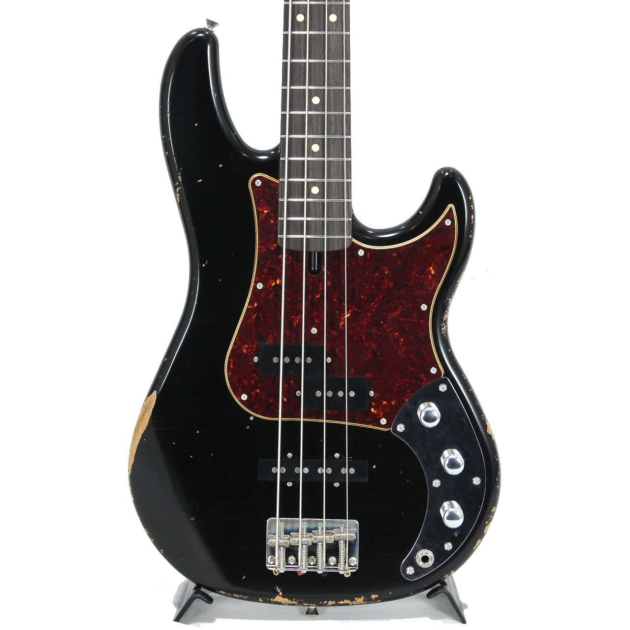 Tsubasa Guitar Workshop The Earth Alder PJ / Black / Aged（新品