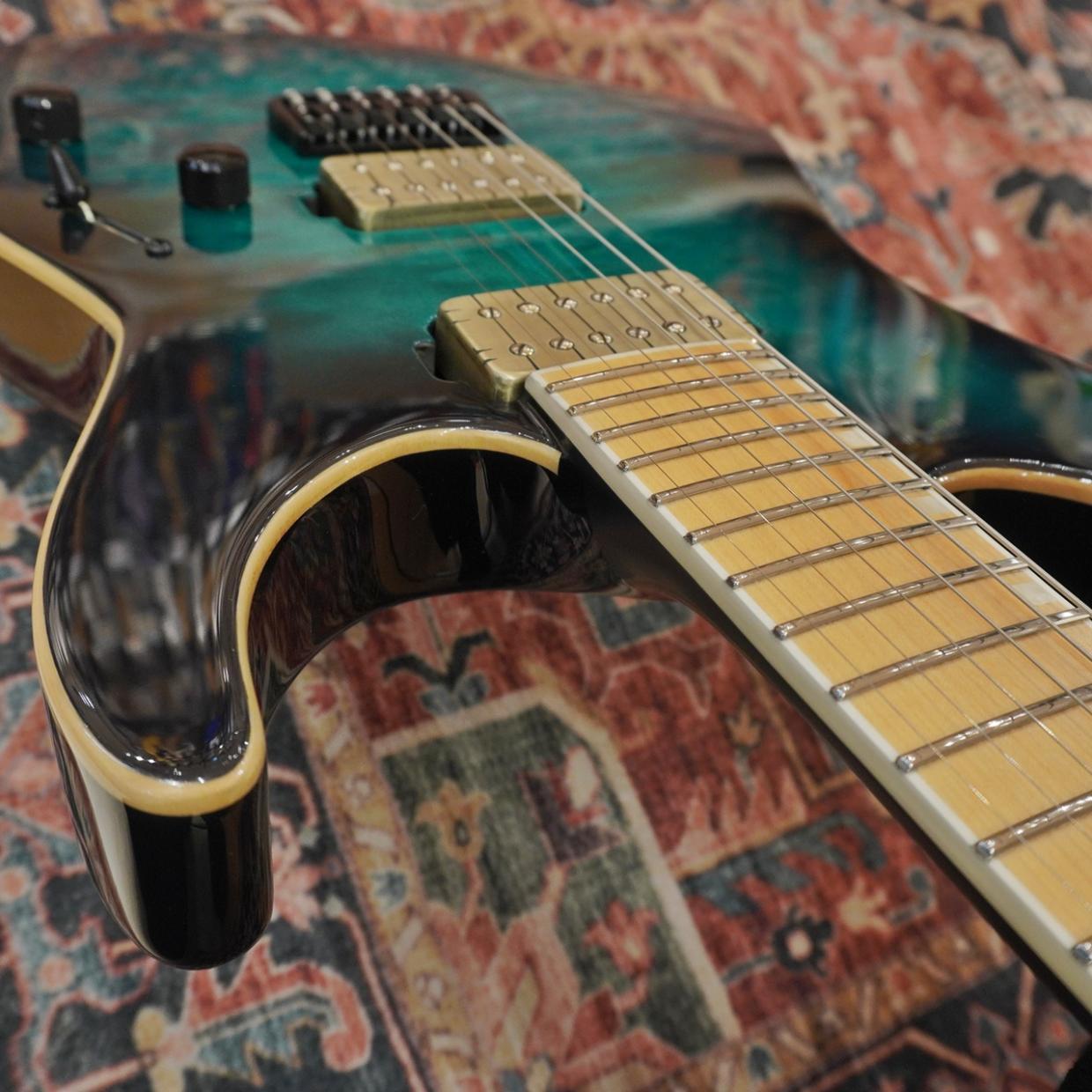 E-II M-II NT HS QM Black Turquoise Burst 【アウトレット特価