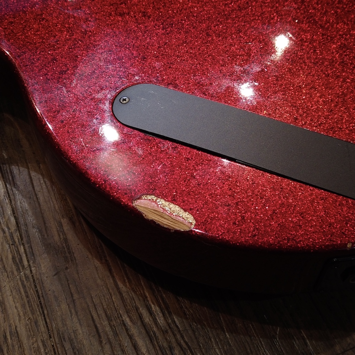 ■EDWARDS LUNA SEA J E-J-85TM GLITTER EDWARDS E-J-85TM LUNA SEA Jモデル Electric Bass（中古/送料