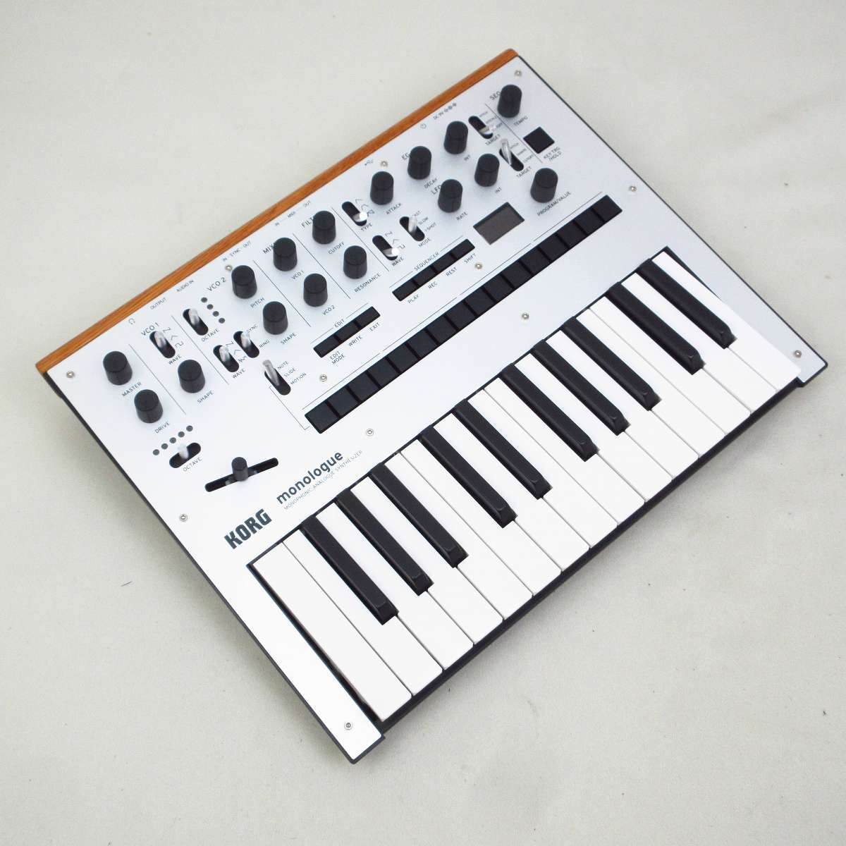 【極美品】KORG monologue アナログシンセサイザー　純正アダプター付 KORG Monologue ver.1.10 