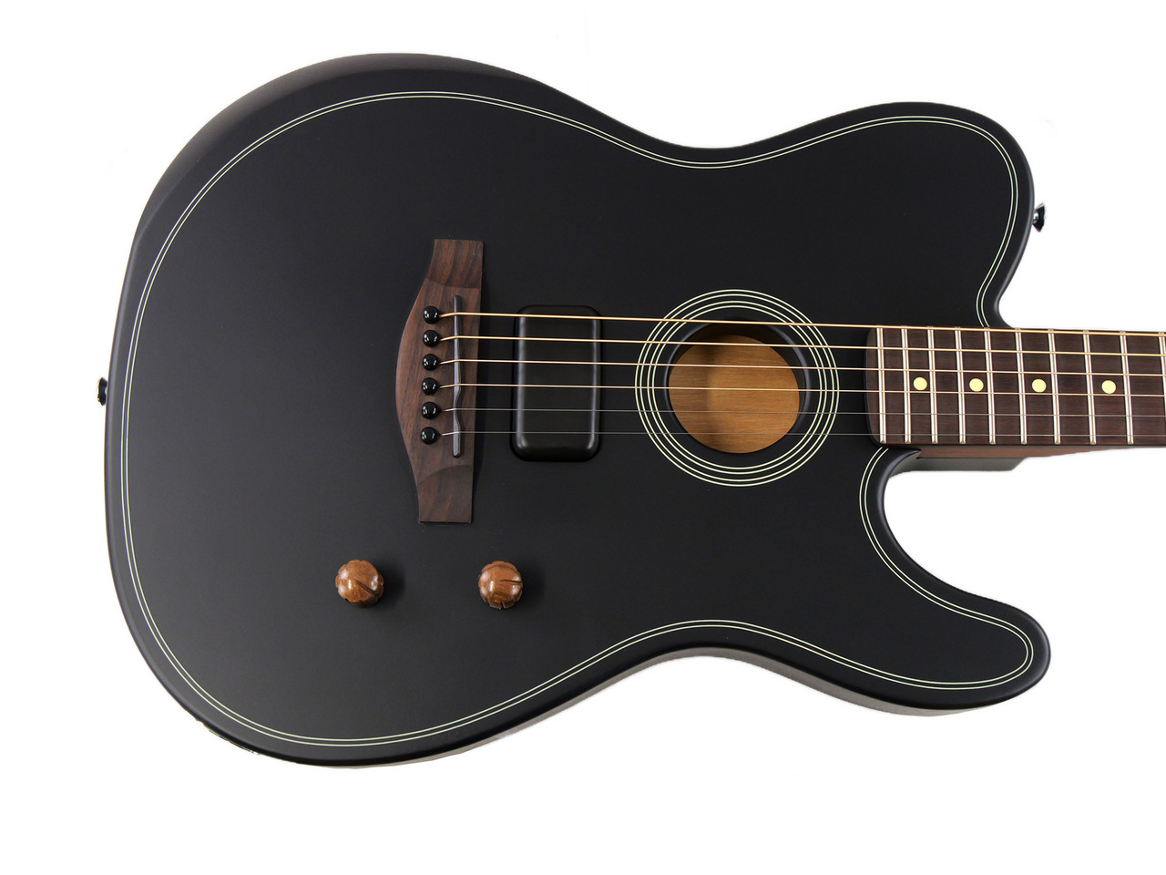 Fender Acoustasonic Standard Telecaster (Black)（新品/送料無料