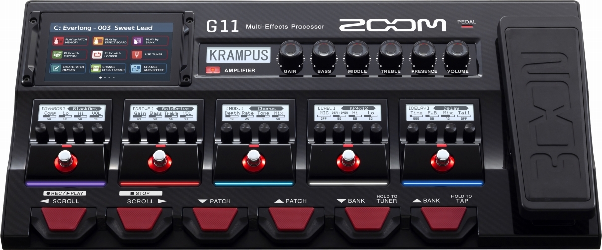 ZOOM G11 マルチエフェクター 【WEBSHOP】（新品/送料無料）【楽器検索