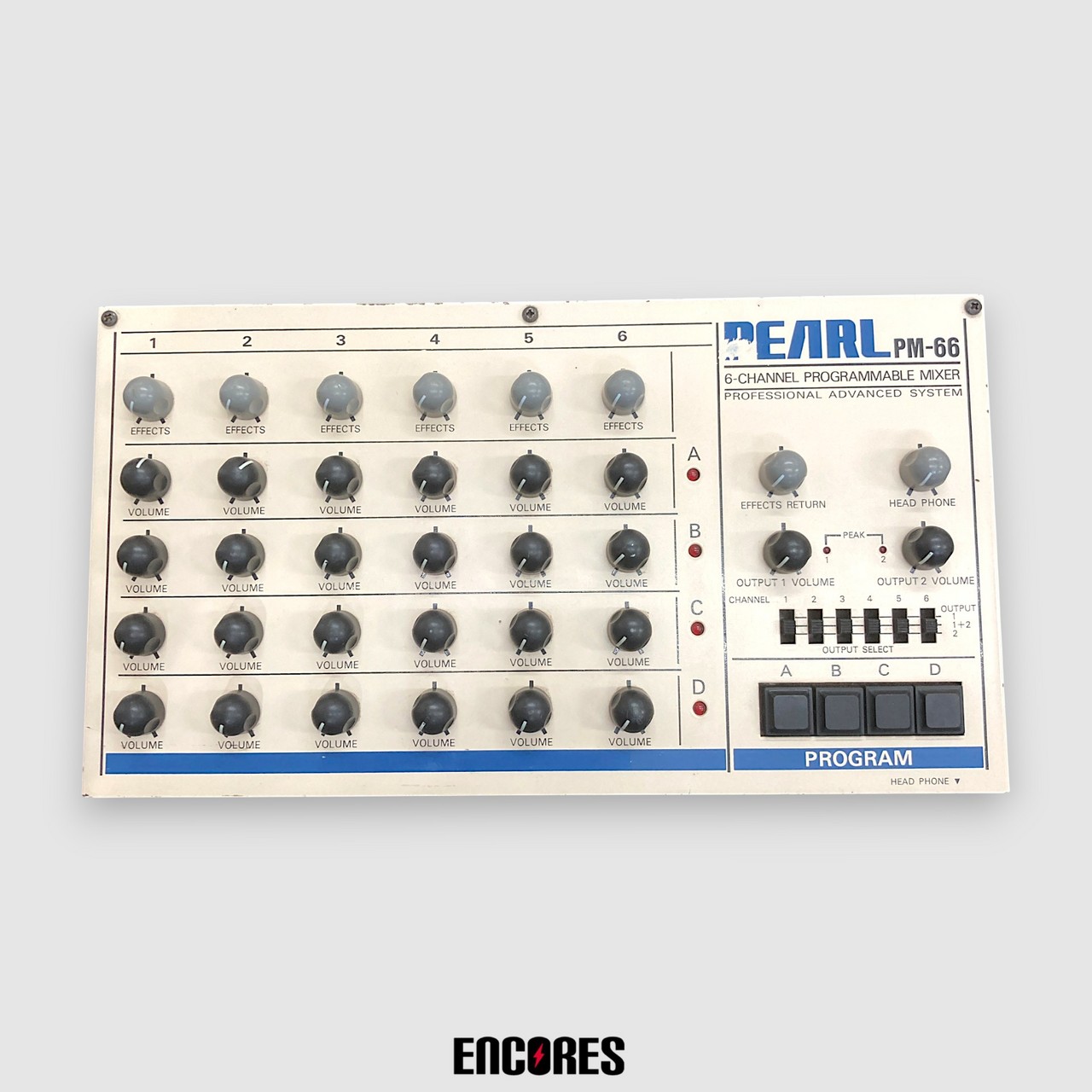 Pearl PM-66 6-CHANNEL MIXER ミキサー Pearl PM-66 6-CHANNEL MIXER ミキサー（中古）【楽器検索デジマート】