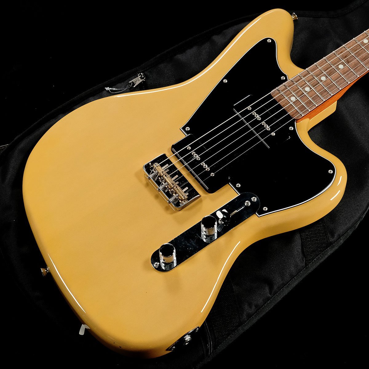 Fender Limited Mahogany Offset Telecaster P90 Yellow Trans