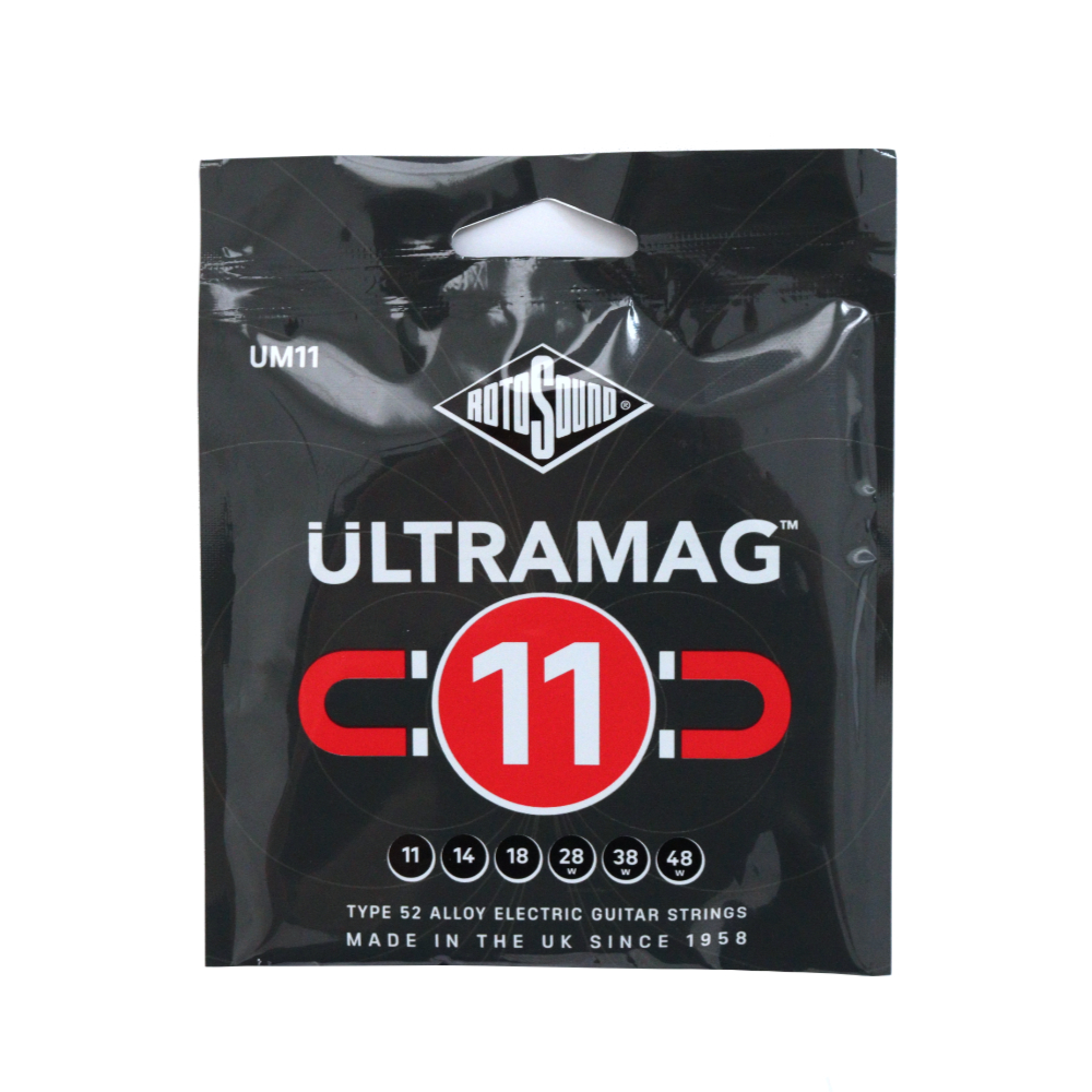 ROTOSOUND UM11 Ultramag Medium TYPE 52 ALLOY 11-48 エレキギター弦×3セット