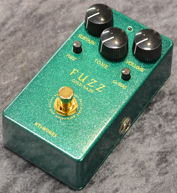 HTJ-WORKS GOLD HAZE FUZZ -Gelmanium & Silicon engine ～Candy Green