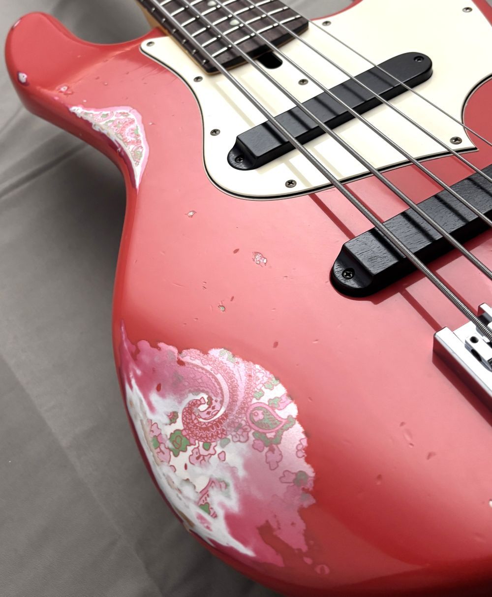 Xotic XJ-1T 5st Alder/R/Roasted -Fiesta Red over Pink Paisley /MH
