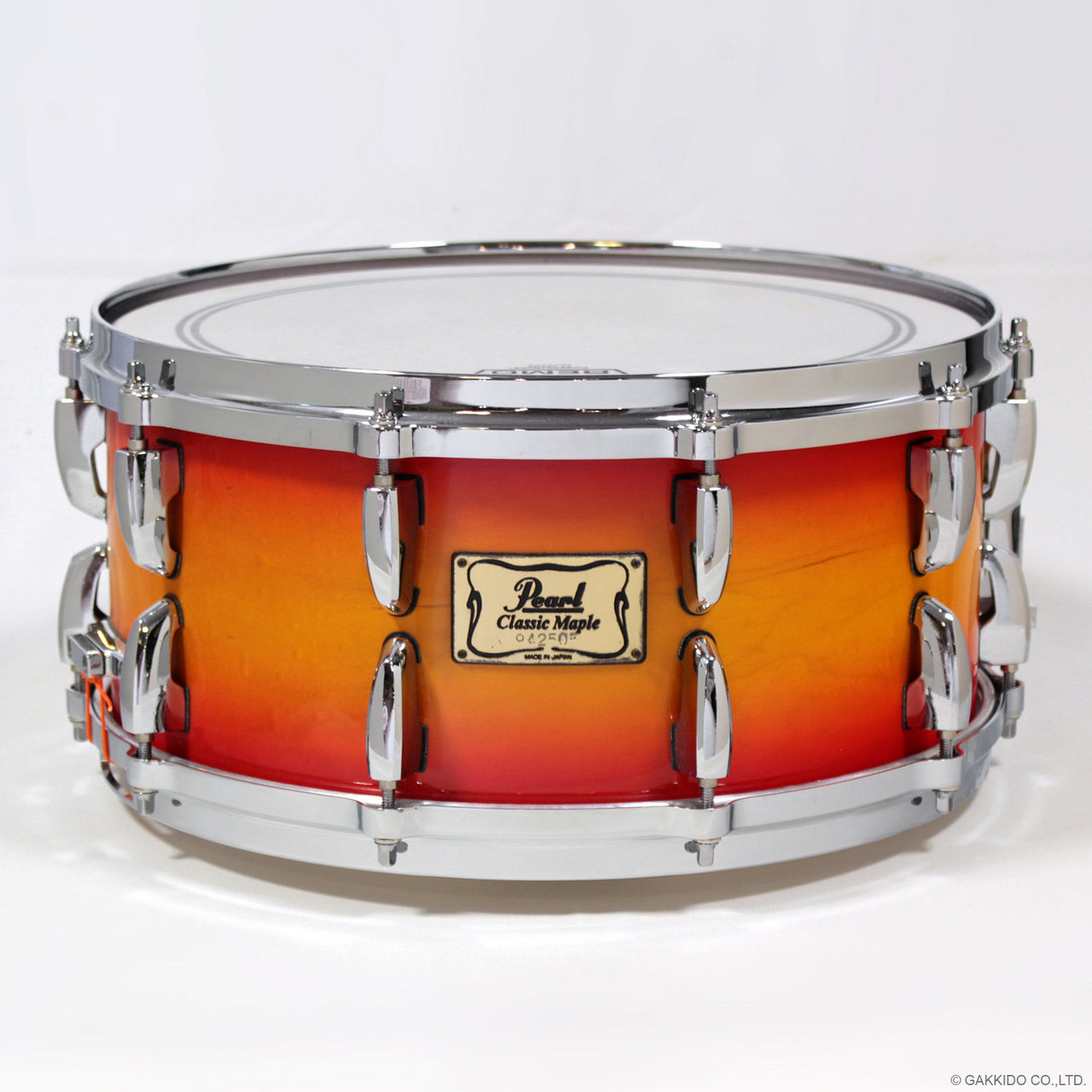Pearl パール スネアドラム CL1465SN/C Pearl Classic Maple 14×6.5スネアドラム 赤ラメ Pearl