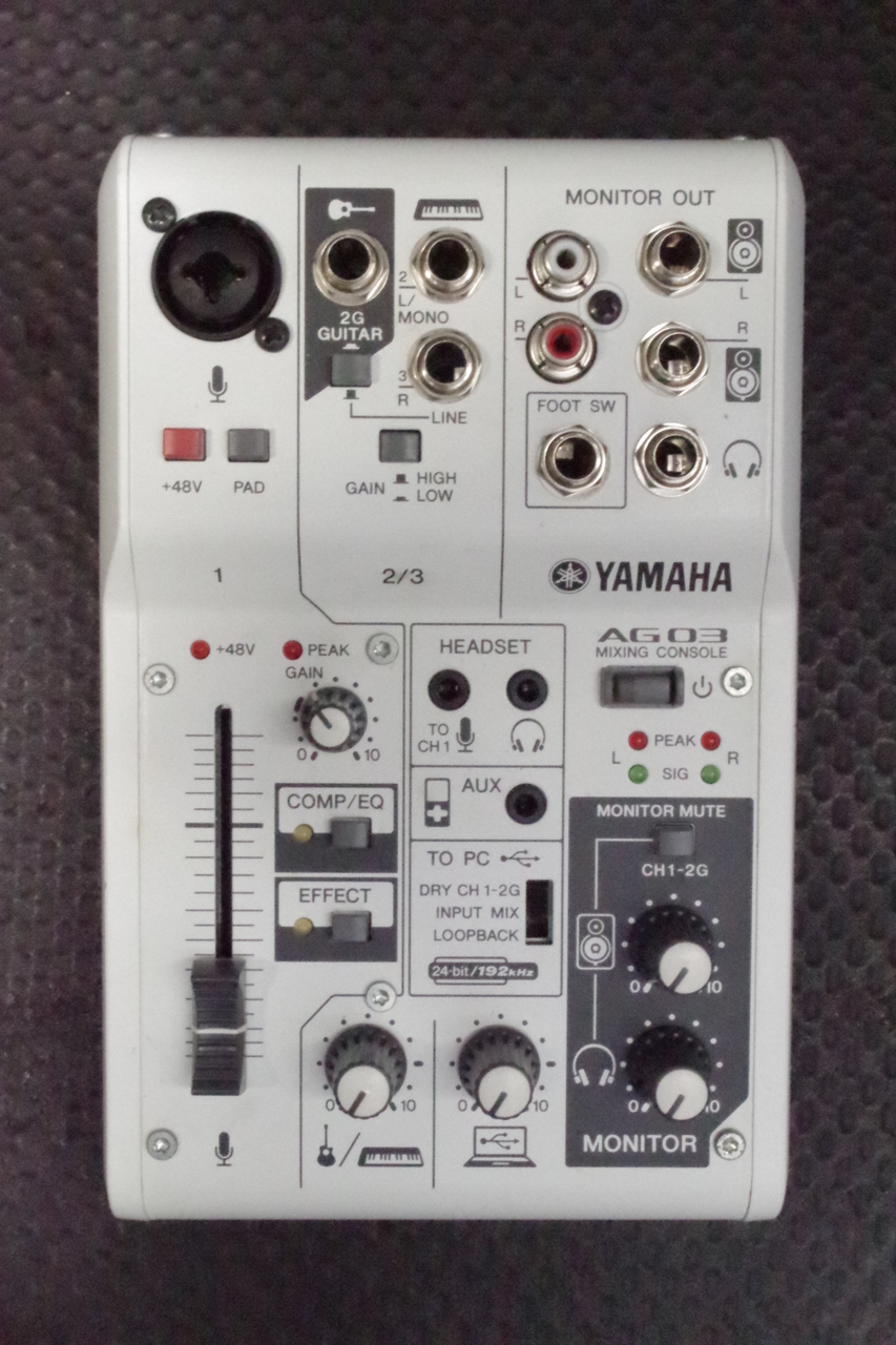 YAMAHA YAMAHA ヤマハ AG-03 オーディオインターフェース ウェブ YAMAHA YAMAHA ヤマハ AG-03 オーディオインターフェース ウェブ