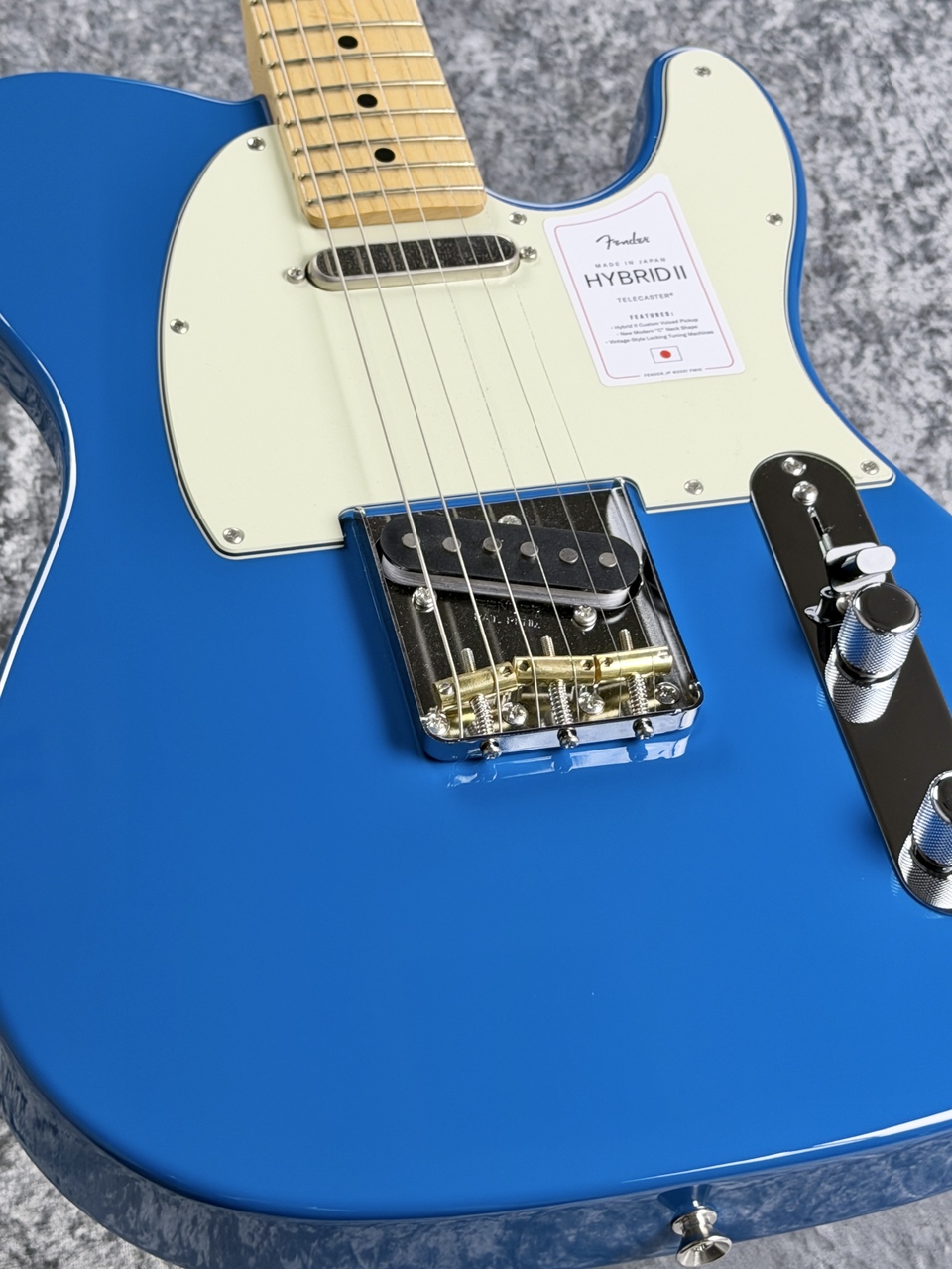 Fender Made in Japan Hybrid II Telecaster/Maple -Forest Blue