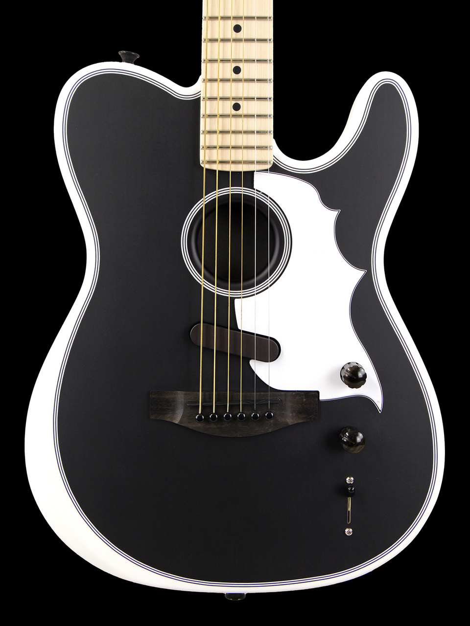 【ギター】フェンダー アコスタソニック ジャックホワイトモデル【新品】 Jack White Triplesonic™ Acoustasonic® Telecaster® – Fender