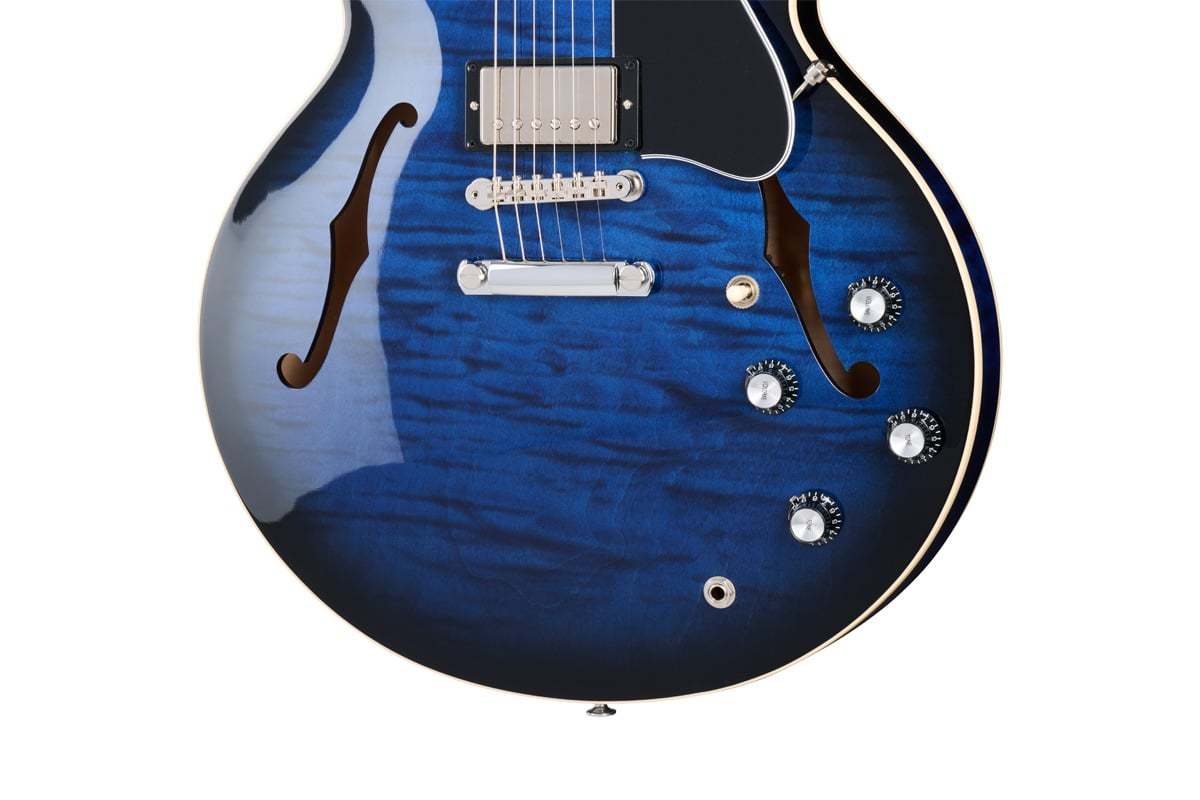 Gibson ES-335 Figured Custom Color Series Deep Ocean Burst