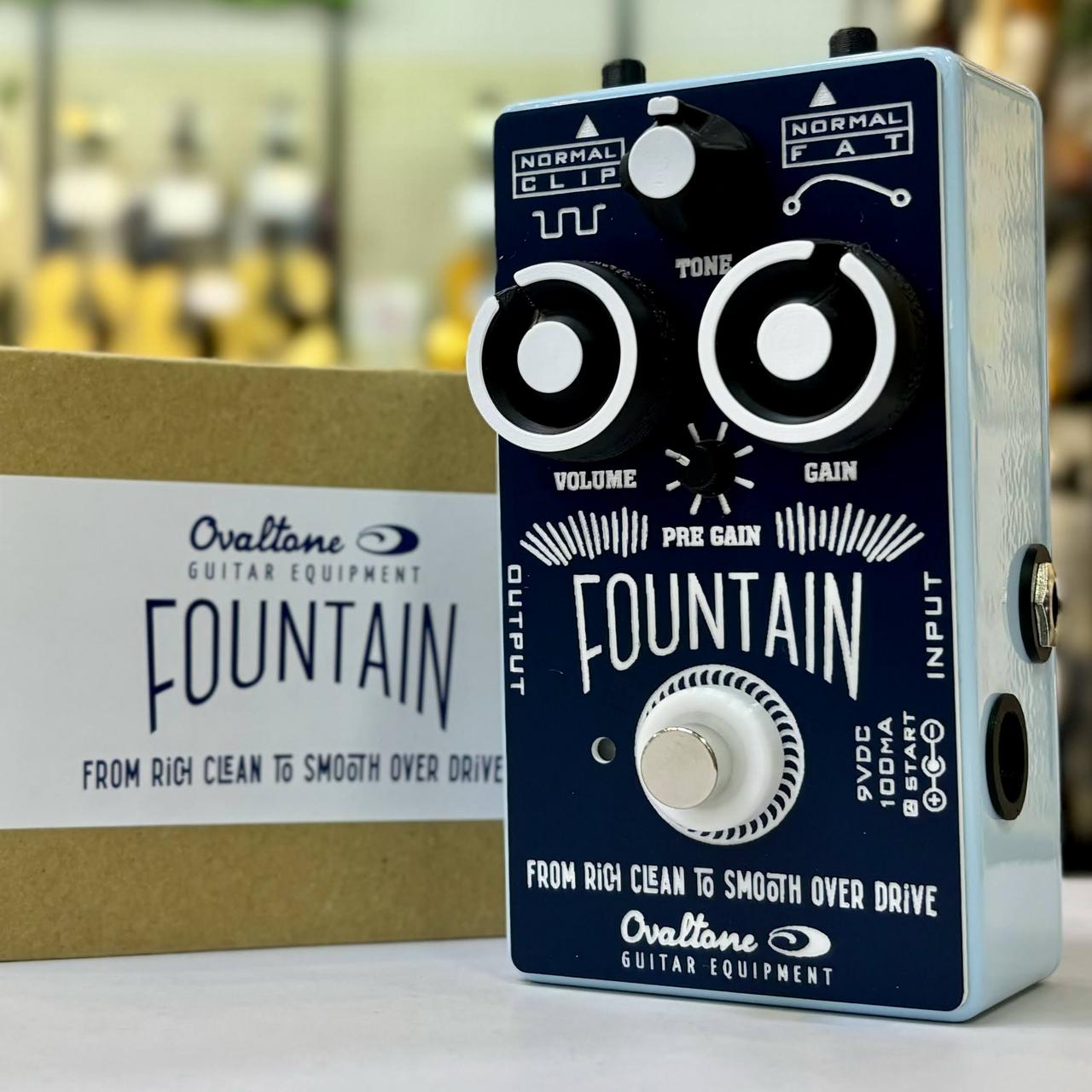 Ovaltone Fountain オーバードライブ Ovaltone】ヘッドルームと透明感を増した” FOUNTAIN ” オーバー