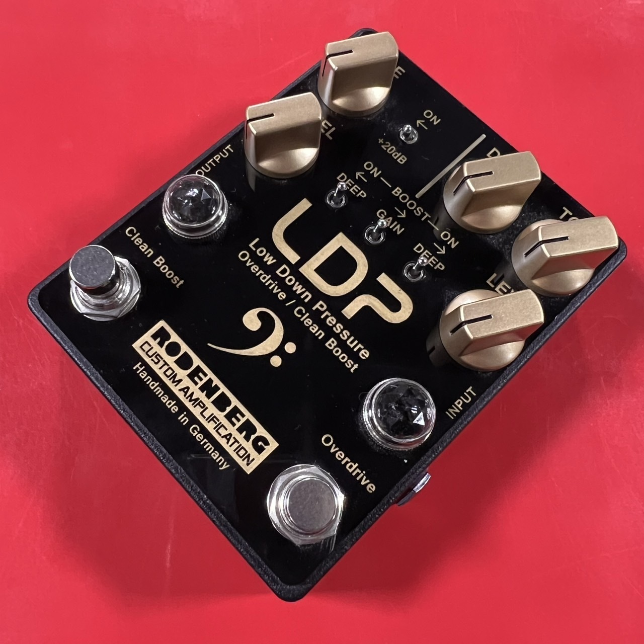 ジャンク品　RODENBERG LDP ベース用オーバードライブ LDP (OD/CB) – für Bass Low/High Gain Overdrive Boost LOW