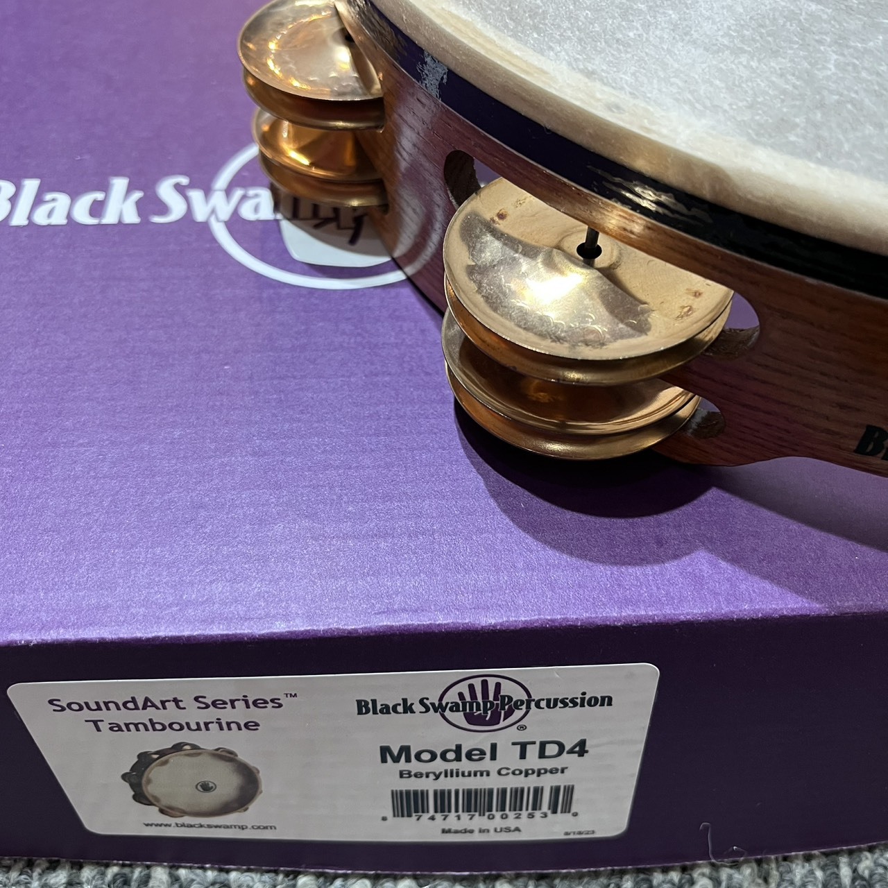 BLACK SWAMP ブラックスワンプ TD4 ダブル・ジングルタンバリン（新品