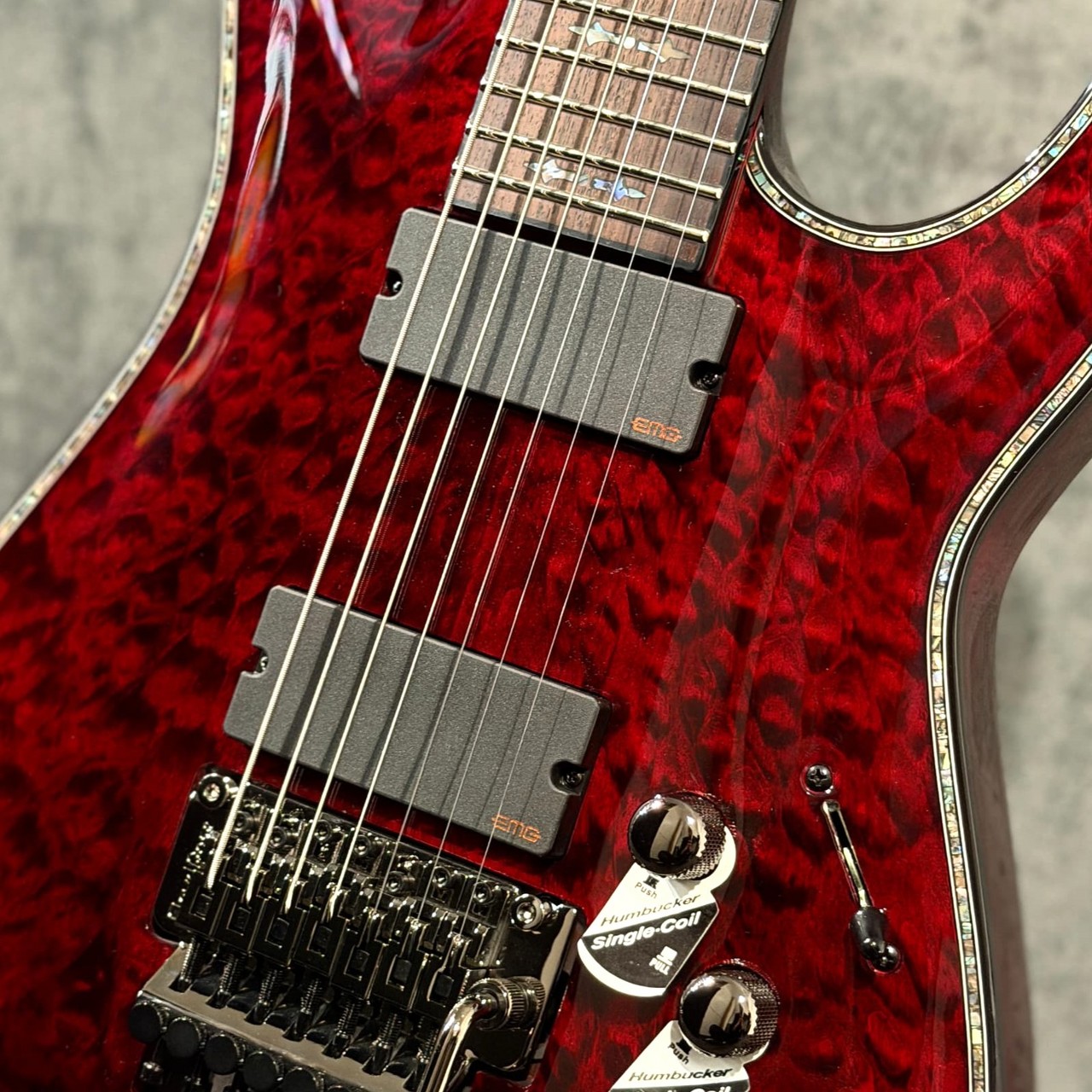 SCHECTER HELLRAISER C-7 FR ~Black Cherry~ #W2620623【3.92kg 
