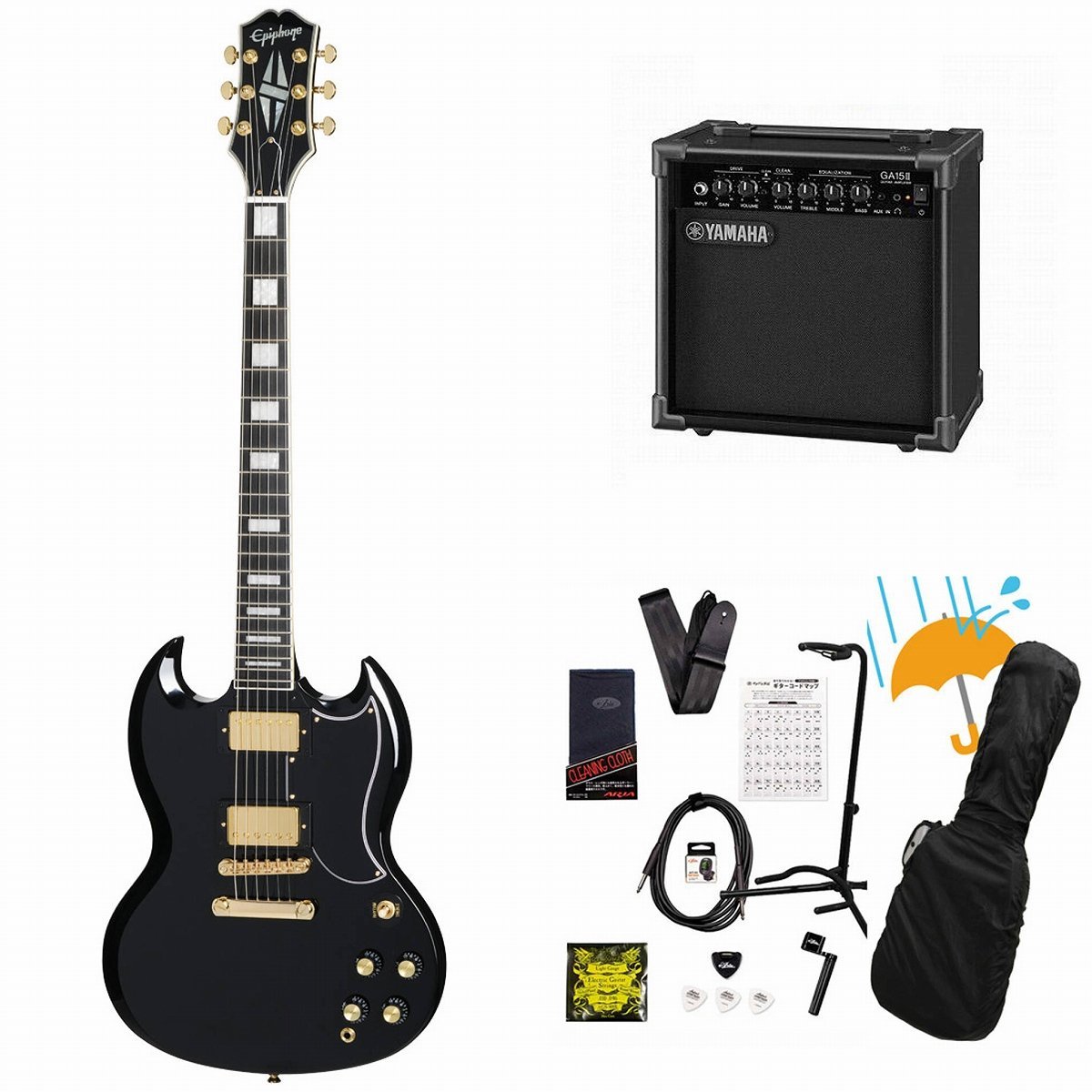 Epiphone Inspired by Gibson SG Custom Ebony エピフォン Epiphone Inspired by Gibson SG Custom Ebony エピフォン