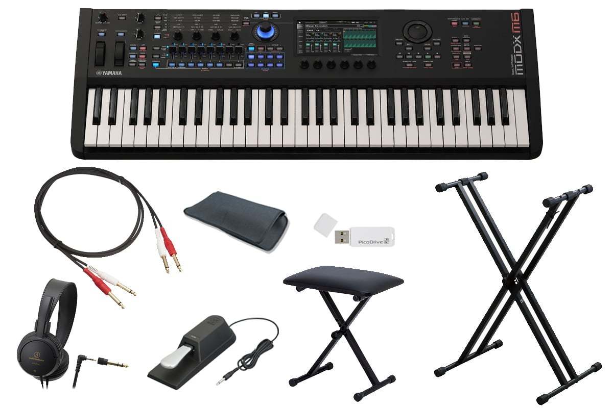 Yamaha MODX 6 シンセサイザー 61鍵 YAMAHA MODX6 ワークステーションシンセサイザー 61鍵盤 送料