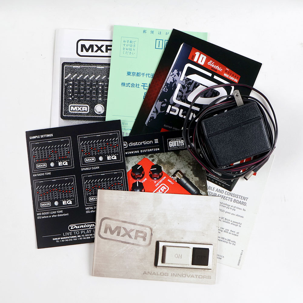 MXR 【中古】 MXR グラフィックイコライザー エフェクター M108 10