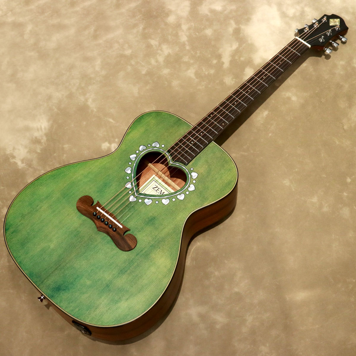 ZEMAITIS CAF80HCW Forest Green43mmBone - ギター