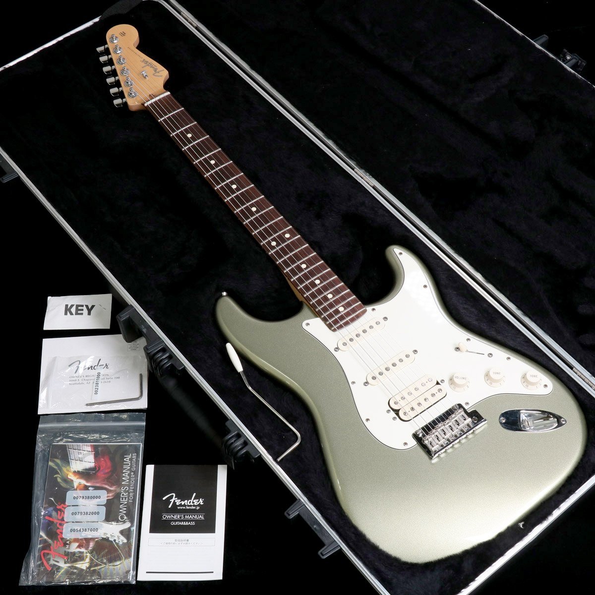 Fender American Standard Stratocaster HSS Upgrade Jade Pearl Metallic/R  【池袋店】（中古/送料無料）【楽器検索デジマート】