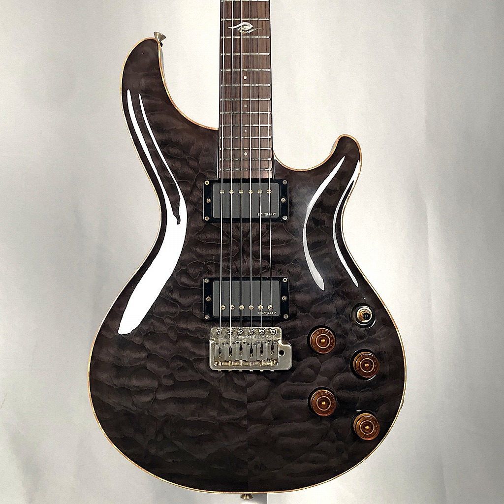 DEAN Hardtail Pro Tremolo Quilt Maple Top -Trans Black-【USED