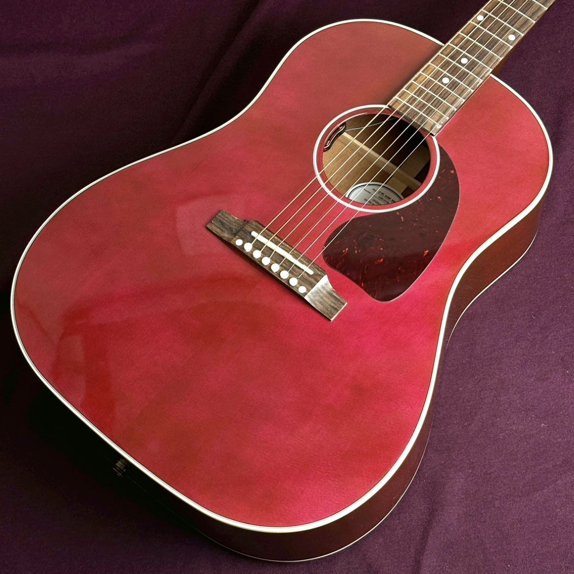 Gibson J-45 Standard Wine Red Gloss エレアコギター 【現物画像