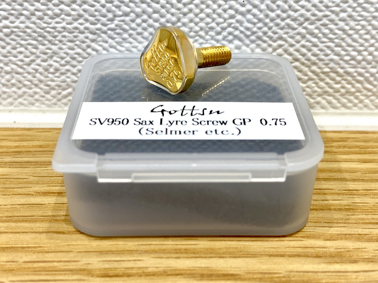 Gottsu 【当店特注品!】SV950 Sax Lyre Screw GP 0.75 Pitch (Selmer