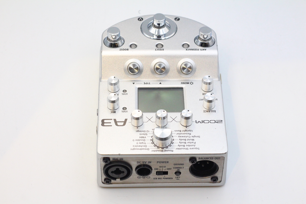 【中古品】ZOOM A3 ZOOM A3 Pre-Amp & Effects for Acoustic Guitar（中古）【楽器検索