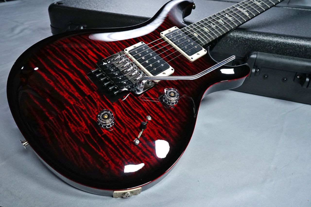 Paul Reed Smith(PRS) Custom 24 Floyd 10 Top 72:Fire Smoke Burst