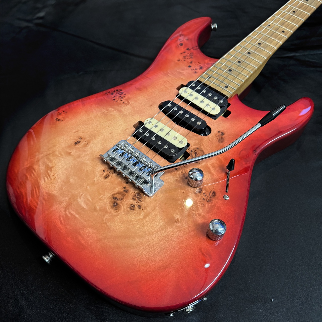 Bacchus IMPERIAL24-BP-RSM/M RD-B(バッカス ストラトタイプ)（中古