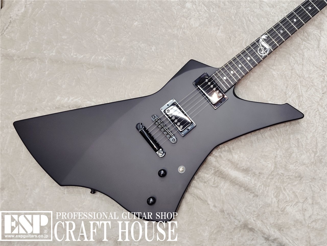 ESP ブラックエレキギター 　ボディのみ ESP SNAKEBYTE / Black Satin（新品/送料無料）【楽器検索