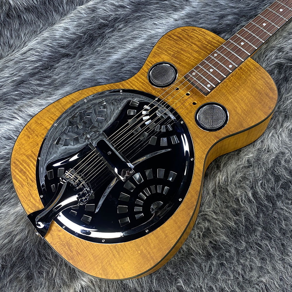Dobro Hound Dog Deluxe Round Neck Vintage Brown（新品/送料無料