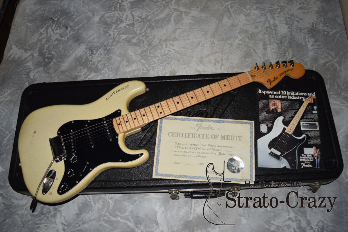 Fender '79 Early 25th Anniversary Stratocaster Pearl White/Maple