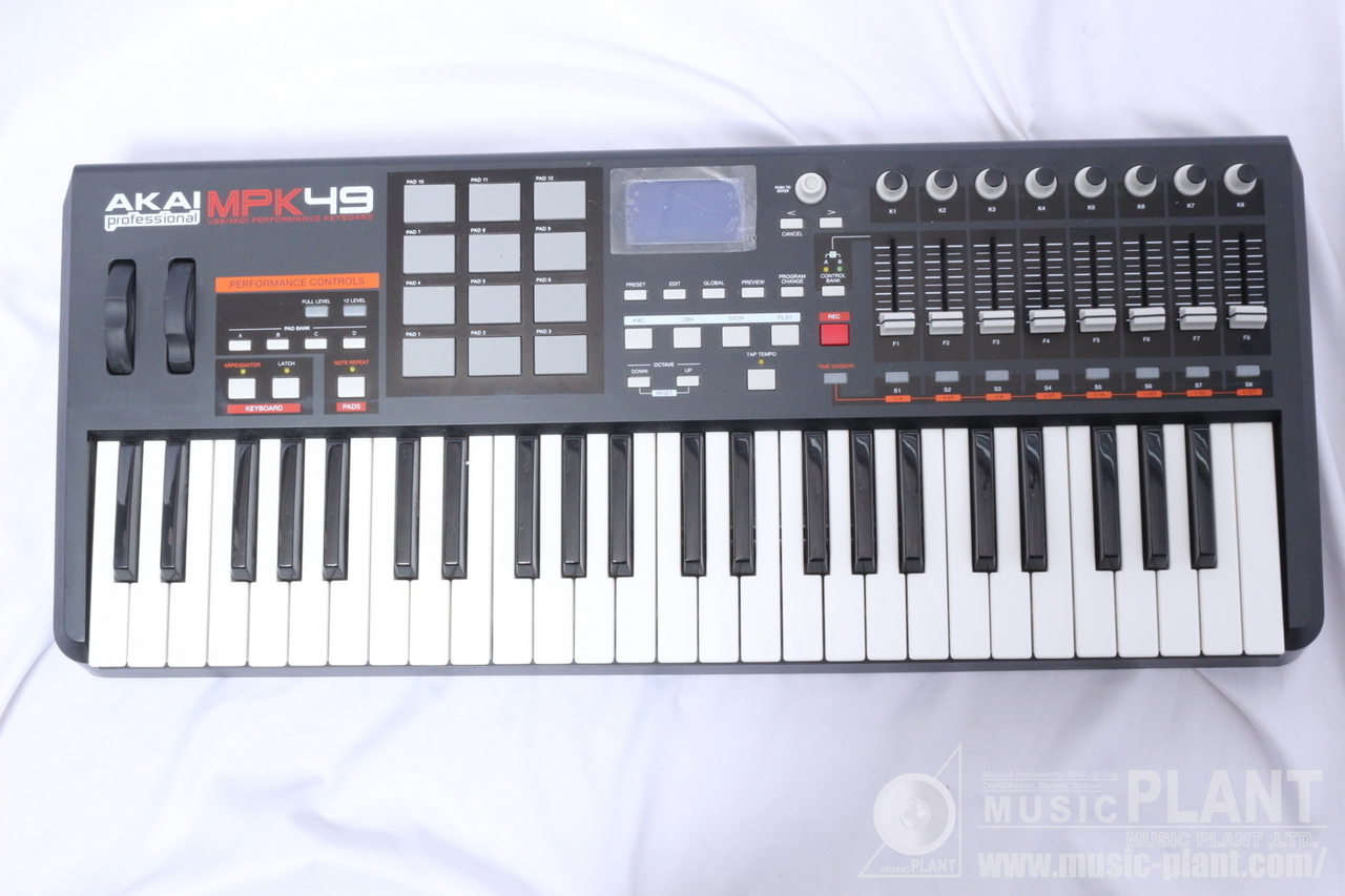 AKAI MPK49 MIDIキーボード Akai Professional MPK49 49-Key USB MIDI Performance Keyboard