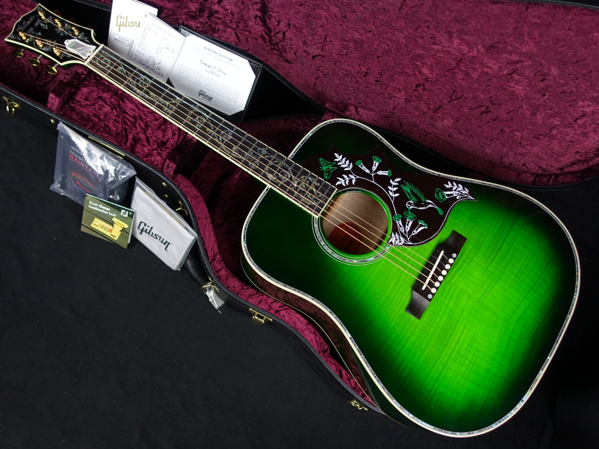 Gibson Hummingbird Custom アコースティックギター Gibson Custom Shop Hummingbird Ultima Emerald Green（新品）【楽器